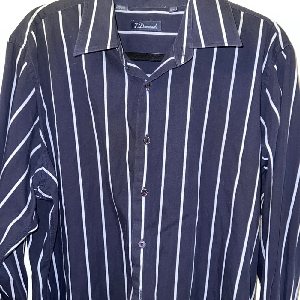 7 diamonds men’s XXL button down